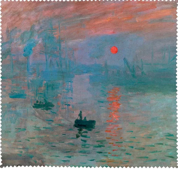 Ściereczka do okularów Impresja, wschód słońca Claude Monet