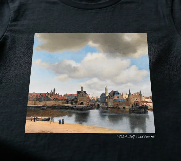 Bluzka damska Widok Delft Jan Vermeer
