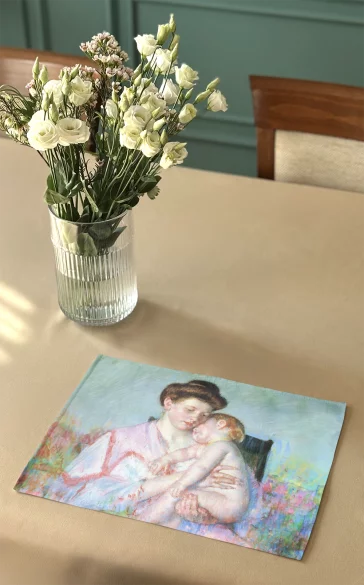 Podkładka na stół Śpiące niemowlę Mary Cassatt