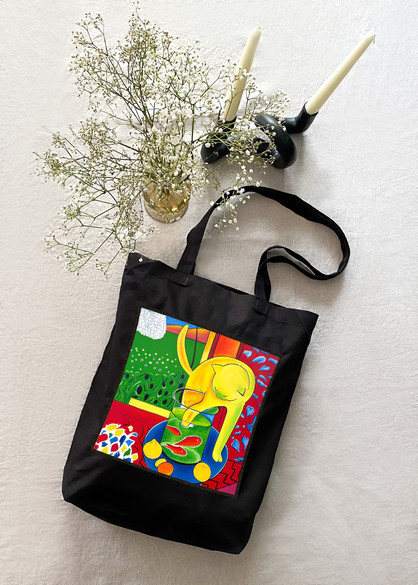 Torba z naszywką Kot ze złotą rybką Henri Matisse