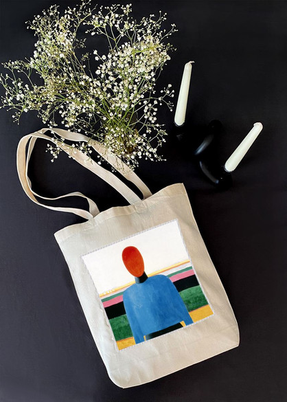 Torba z naszywką Popiersie kobiety Kazimir Severinovich Malevich