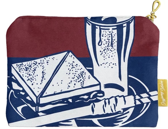 Kosmetyczka mini Sandwich and soda Roy Lichtenstein