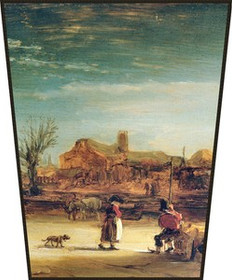 Ekran Krajobraz zimowy Rembrandta Rembrandt