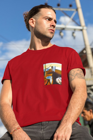 Koszulka z kieszonką Trwałość pamięci Salvador Dali