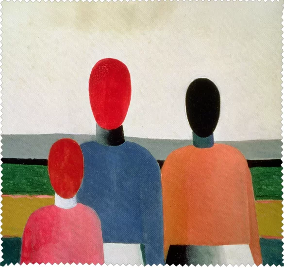 Ściereczka do okularów Trzy postacie kobiece Kazimir Severinovich Malevich