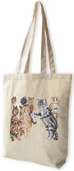Torba bawełniana Herbata dla kota Louis Wain