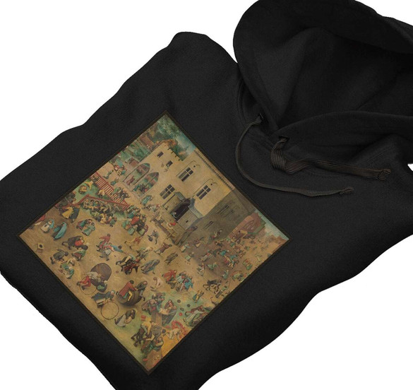 Bluza z naszywką Zabawy dziecięce Pieter Bruegel starszy