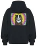 Bluza oversize Kot w tęczy Louis Wain