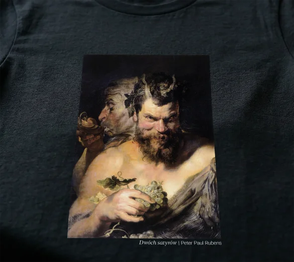 Koszulka z nadrukiem Dwóch satyrów Peter Paul Rubens