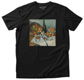 Koszulka z nadrukiem Kosz jabłek Paul Cezanne