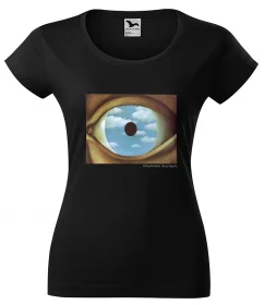 Bluzka damska Fałszywe lustro René Magritte