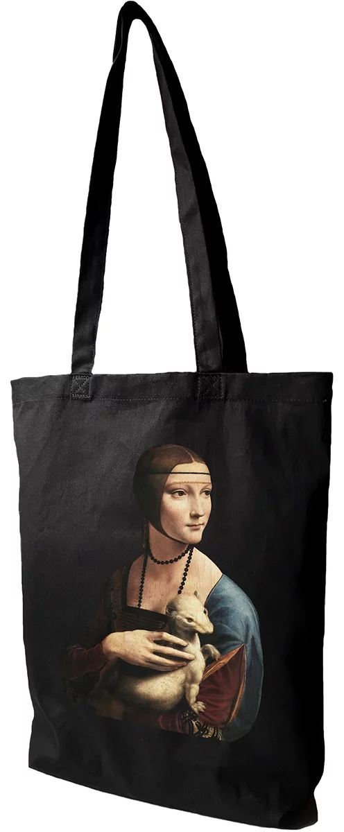 Torba bawełniana Dama z gronostajem Leonardo da Vinci