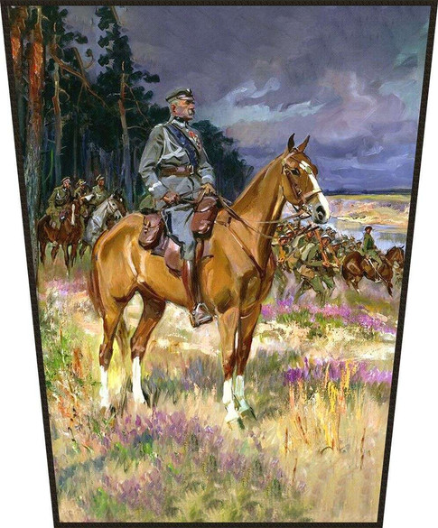 Ekran Józef Piłsudski na Kasztance Wojciech Kossak