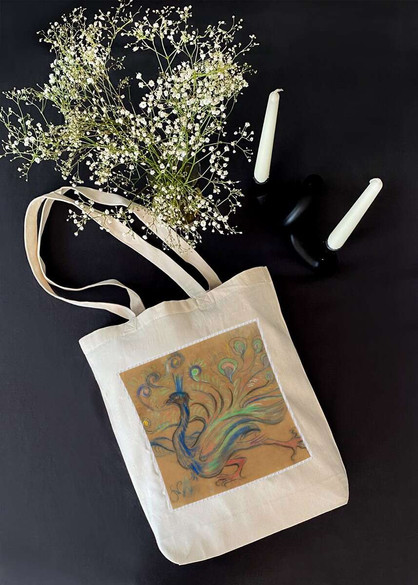 Torba z naszywką Paw Stanisław Wyspiański