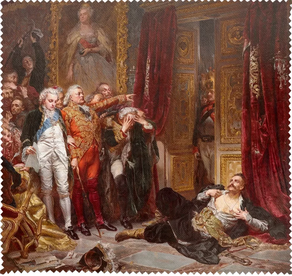 Ściereczka do okularów Rejtan - Upadek Polski Jan Matejko
