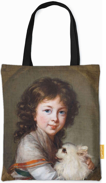 Torba na ramię Portret Elżbiety Mniszchówny z pieskiem Élisabeth Vigée-Lebrun