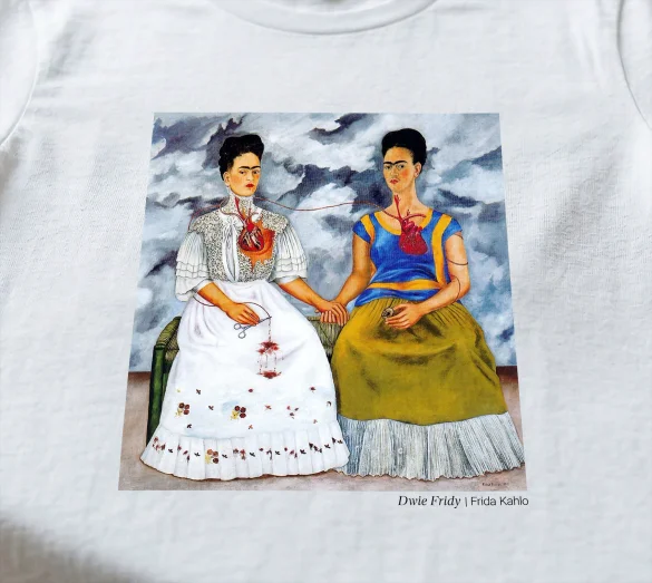 Koszulka z nadrukiem Dwie Fridy Frida Kahlo