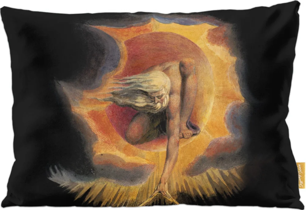 Poduszka Urizen stwarzający świat William Blake