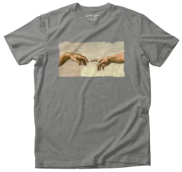 Koszulka Stworzenie Adama Michał Anioł
