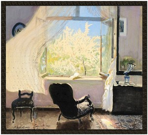 Naszywka Wnętrze pracowni artysty Leon Wyczółkowski