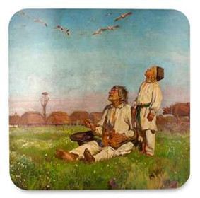 Podkładka pod kubek Bociany Józef Chełmoński