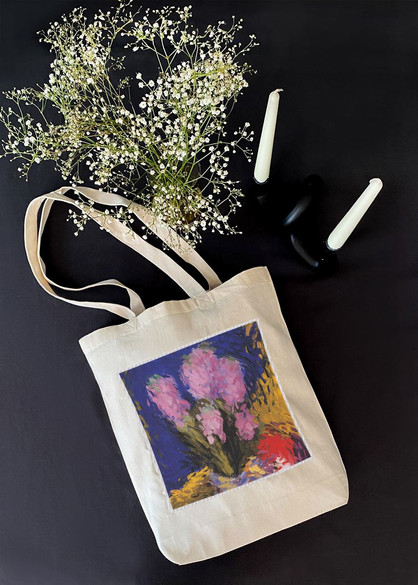 Torba z naszywką Hiacynt Koloman Moser