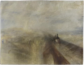 Podkładka na stół Deszcz, para i prędkość - Wielka Zachodnia Kolej William Turner