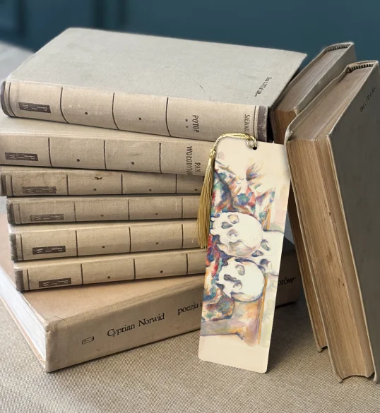 Zakładka do książki Trzy czaszki Paul Cezanne