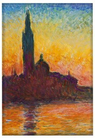 Magnes San Giorgio maggiore at dusk Claude Monet