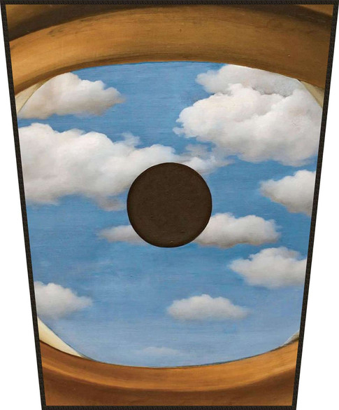 Ekran Fałszywe lustro René Magritte