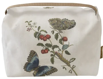 Kosmetyczka kuferek Great Blue Butterflies and Red Fruits Maria Sibylla Merian