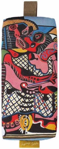 Piórnik szkolny prostokątny Pocałunek Pablo Picasso