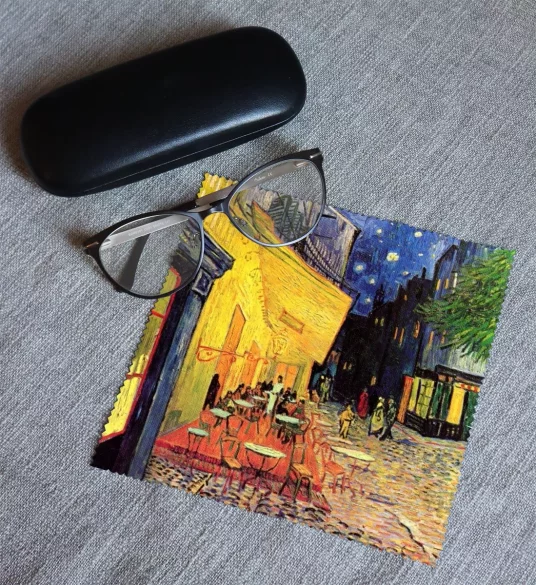 Ściereczka do okularów Taras kawiarni w nocy Vincent Van Gogh