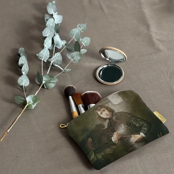 Kosmetyczka mini Młody mężczyzna w złotej zbroi Rembrandt