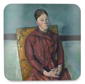 Podkładka pod kubek Madame Cezanne w żółtym fotelu Paul Cezanne