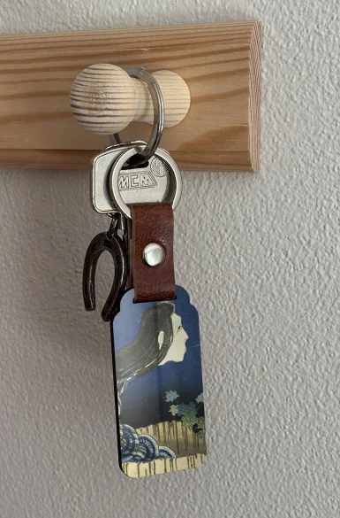 Brelok Dom Połamanych Płyt Katsushika Hokusai