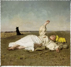 Ściereczka do okularów Babie lato Józef Chełmoński