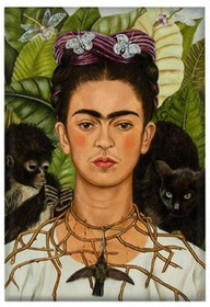 Magnes Autoportret z cierniowym naszyjnikiem i kolibrem Frida Kahlo