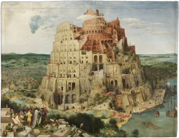 Podkładka na stół Wieża Babel Pieter Bruegel starszy
