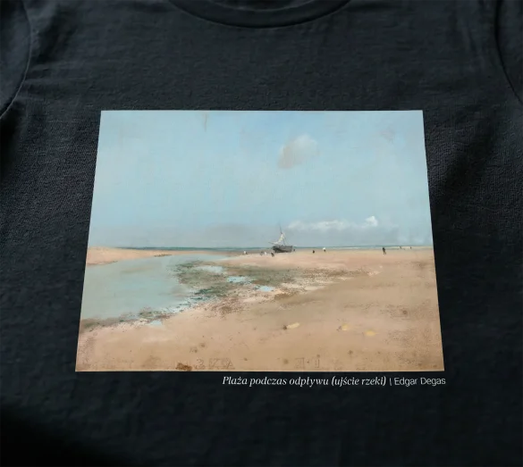 Bluzka damska Plaża podczas odpływu (ujście rzeki) Edgar Degas