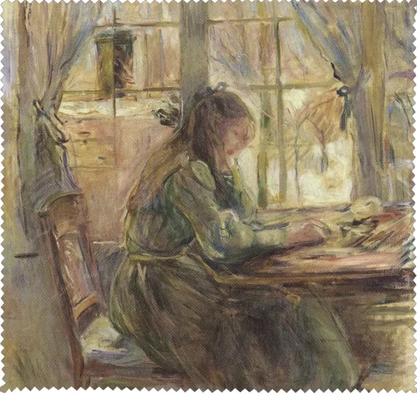 Ściereczka do okularów Julia przy stole Berthe Morisot