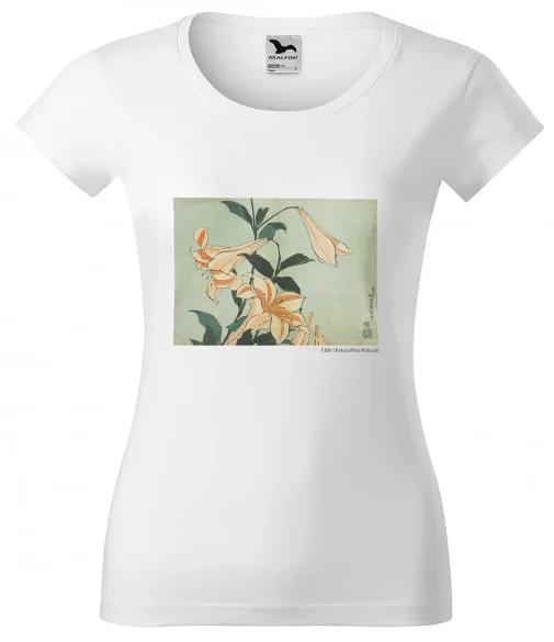 Bluzka damska Lilie Katsushika Hokusai
