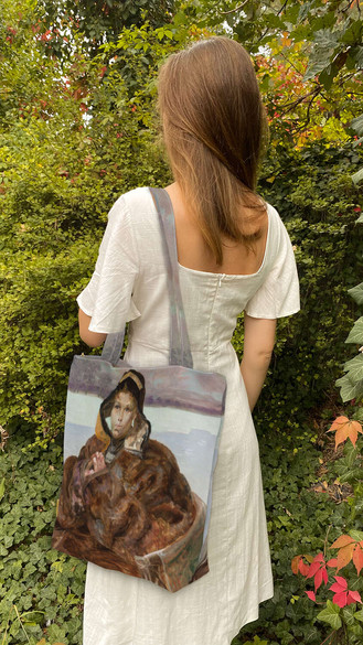 Torba na ramię shopper Modląca się dziewczynka Jacek Malczewski