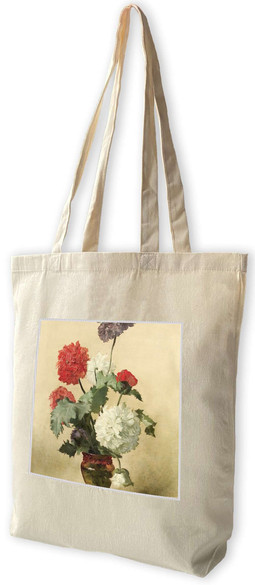 Torba z naszywką Peonie (maki) Anna Bilińska-Bohdanowiczowa