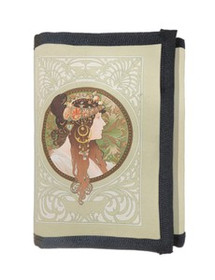 Portfel Bizantyjskie głowy: brunetka Alfons Mucha