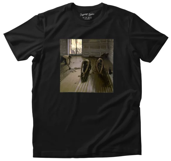 Koszulka z naszywką Cykliniarze Gustave Caillebotte