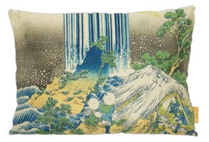 Poduszka Wodospady Yoro w prowincji Mino Katsushika Hokusai