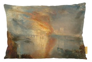 Poduszka Pożar Izby Lordów i Izby Gmin William Turner