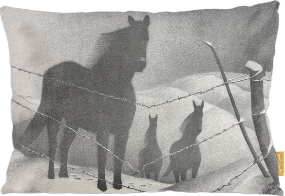 Poduszka February Grant Wood