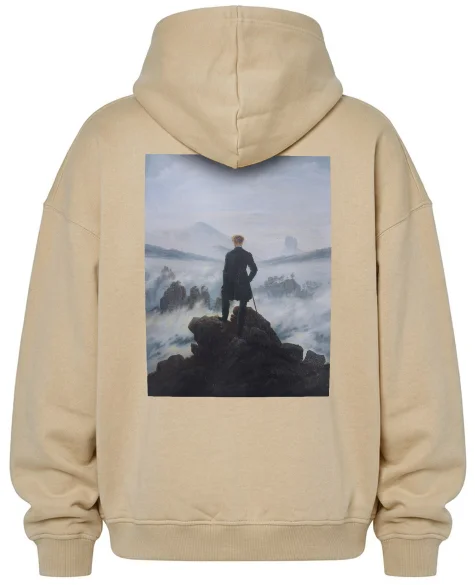 Bluza oversize Wędrowiec nad morzem mgły Caspar David Friedrich